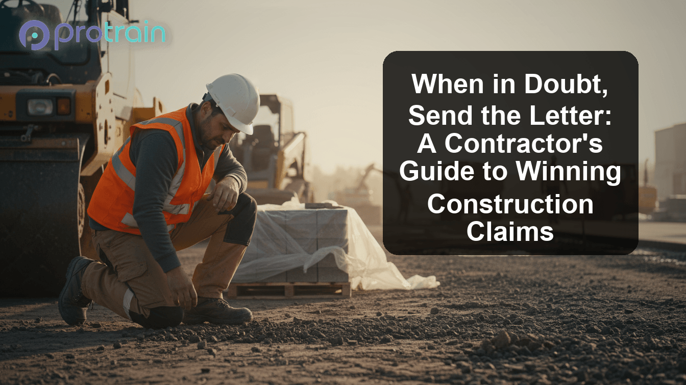 When in Doubt, Send the Letter: A Contractor's Guide to Winning Construction Claims