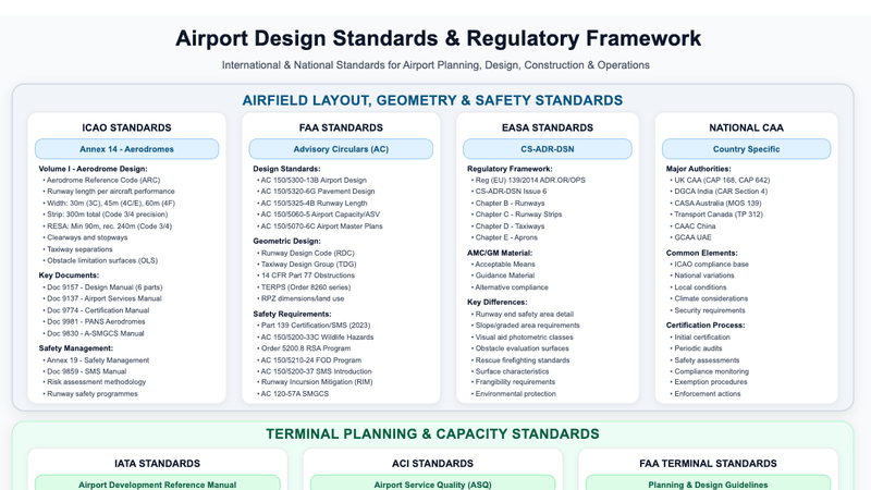 Standards for Airport Planning, Design, Construction and ORAT